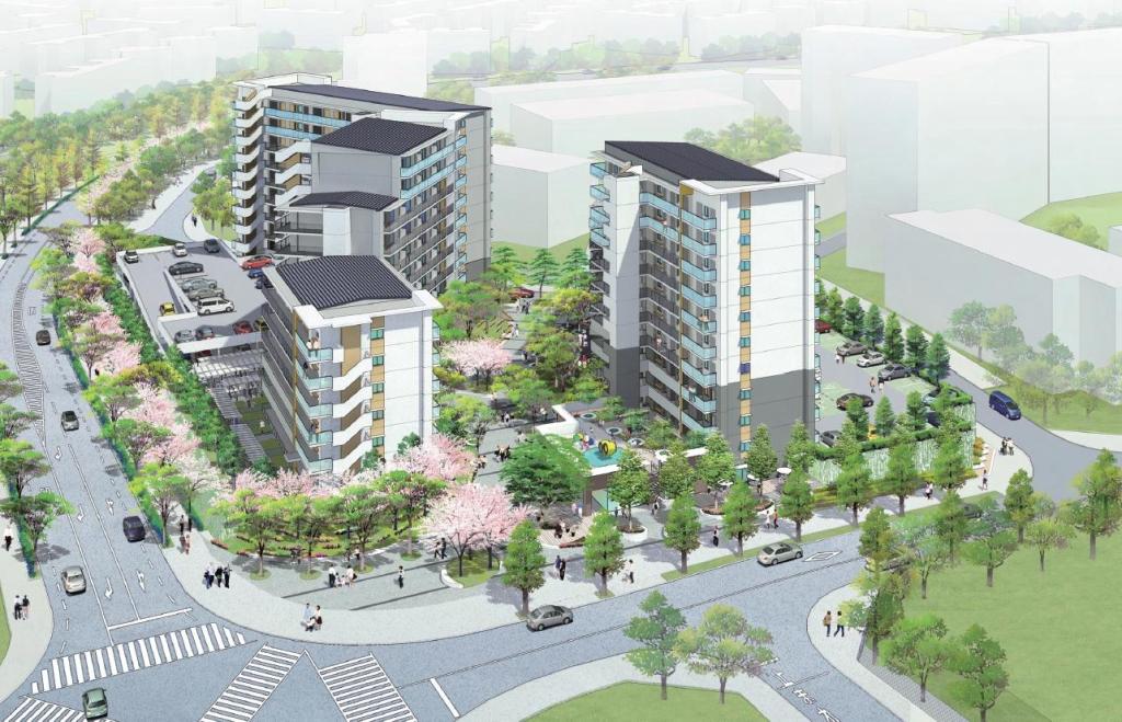 仮称 吹田市営新佐竹台住宅 イメージ図 スイタウェブ 仮称 吹田市営新佐竹台住宅 イメージ図 スイタウェブ